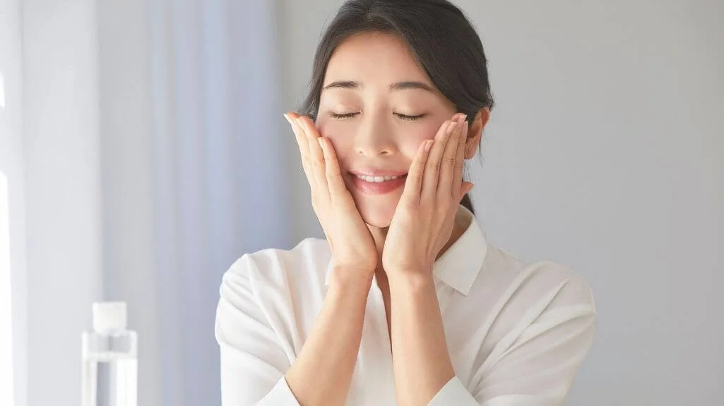 women apply hydrating face moisturizer for glowing skin